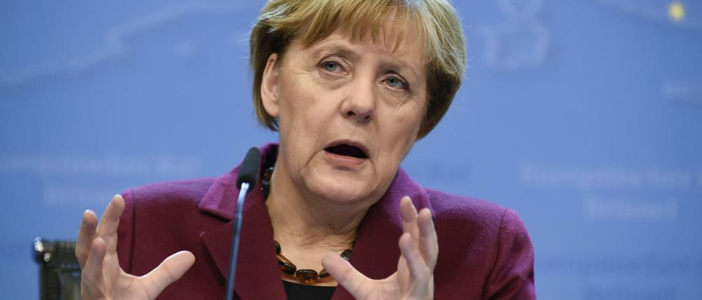 Bundeskanzlerin Angela Merkel. 