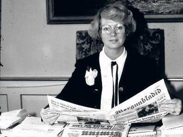 Vigdís Finnbogadóttir war die erste Staatspräsidentin der Welt.