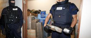 Insgesamt wurden 7,1 Tonnen Cannabis in Paris beschlagnahmt. 