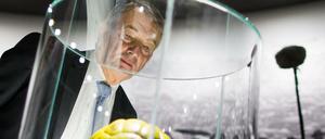 DFB-Präsident Wolfgang Niersbach im Deutschen Fußballmuseum in Dortmund.