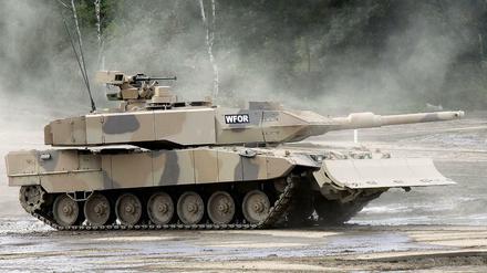 Der Kampfpanzer Leopard zählt zu den beliebtesten Rüstungsexportgüter Deutschlands.