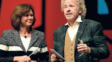 So und so. Thomas Gottschalk klärt mit Ilse Aigner die Lage der Medien.