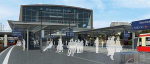 Und das wird die Zukunft sein, denn gebaut wird an der Warschauer ja schon ewig, oder? Na dann los! Auf zu einem sehr berlinischen S-Bahnhof, wo rund um die Uhr jeschwoft wird.