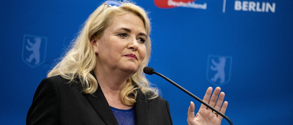 Kristin Brinker ist die Vorsitzende der Berliner AfD.