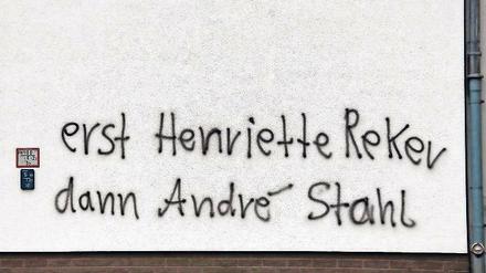 Drohung. Diese gilt André Stahl aus Bernau. So was ist derzeit auch in Berlin Alltag.