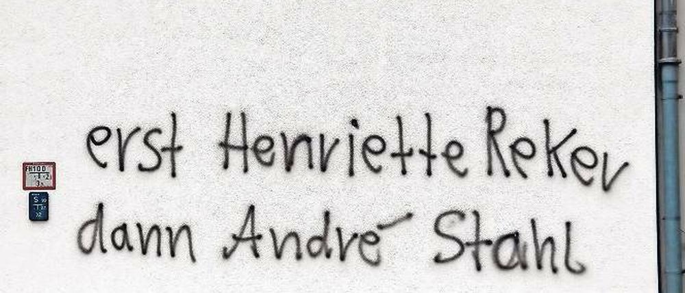 Drohung. Diese gilt André Stahl aus Bernau. So was ist derzeit auch in Berlin Alltag.