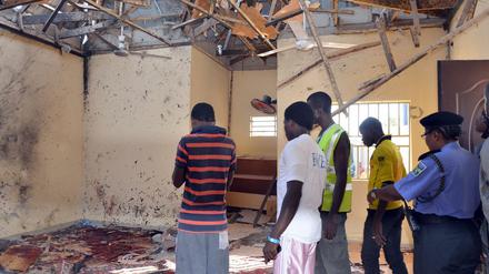 In der Moschee in Maiduguri starben bei einem Attentat mehr als 20 Menschen.
