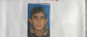 Ein Aushang am Lageso in Berlin-Moabit.