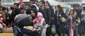 Griechenland, hier der Hafen von Piräus, ist für viele Flüchtlinge das Eintrittstor nach Europa.