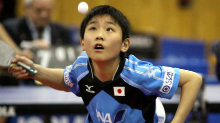 Klein, aber oho. Tomokazu Harimoto ärgert die Großen.
