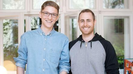 Chris Köbke und Sebastian Becker wollen eine Spielefirma gründen.