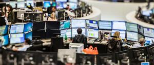 Anleger warten auf Aussagen der EZB. Der Dax lässt erste Verluste hinter sich.
