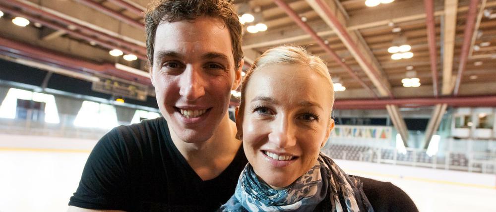 Bruno Massot (l.) und Aljona Savchenko.