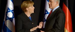 Merkel und Netanjahu im Februar 2014 in Jerusalem.