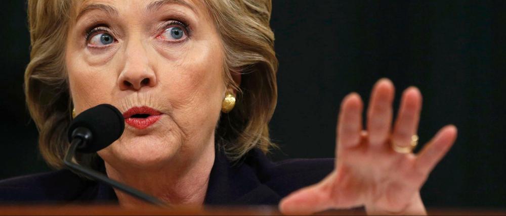 Hillary Clinton vor dem Bengasi-Untersuchungsausschuss.