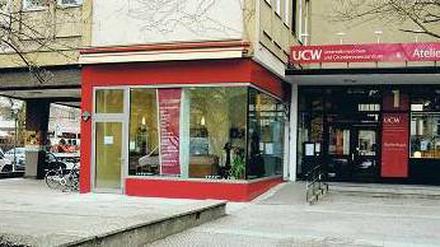 Das Haus an der Sigmaringer Straße beherbergt das Unternehmerinnenzentrum und Künstlerateliers.