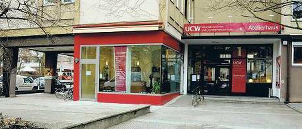 Das Haus an der Sigmaringer Straße beherbergt das Unternehmerinnenzentrum und Künstlerateliers.