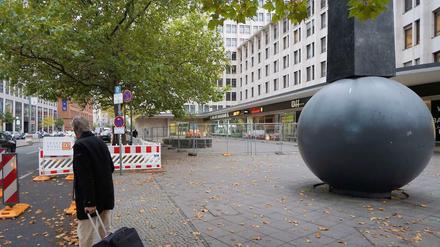 Auf dem Joachimsthaler Platz laufen erste Bauarbeiten.
