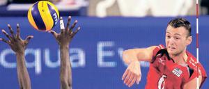 Mit Überblick. Der US-Amerikaner Paul Lotman bestreitet am Sonntag in der Max-Schmeling-Halle gegen Bühl sein erstes Pflichtspiel für die BR Volleys. 