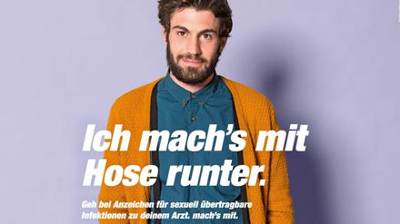 Will man's wirklich wissen? Motiv der neuen "Mach's mit"-Kampagne der Bundeszentrale für gesundheitliche Aufklärung.