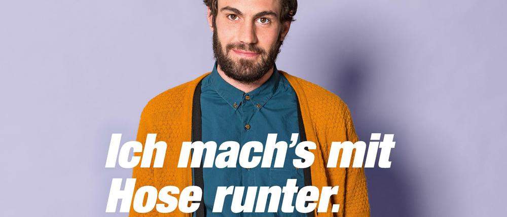 Will man's wirklich wissen? Motiv der neuen "Mach's mit"-Kampagne der Bundeszentrale für gesundheitliche Aufklärung.