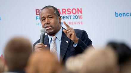 Der republikanische Präsidentschaftskandidat Ben Carson greift in seinen Reden gerne zu Nazi und Sklavenhaltervergleichen.  