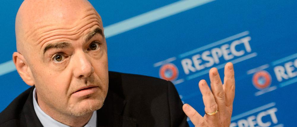 Gianni Infantino will Joseph Blatter nachfolgen.