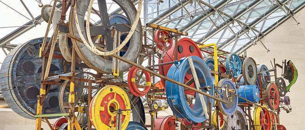 Das große Scheppern. Jean Tinguelys „Fatamorgana, Méta-Harmonie IV“ (1985) produziert nichts als Lärm.