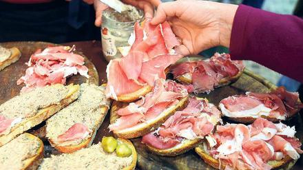 Gefährliche Brotzeit? Auch Schinken zählt zu dem verarbeiteten Fleisch, das das Krebsrisiko erhöht. 