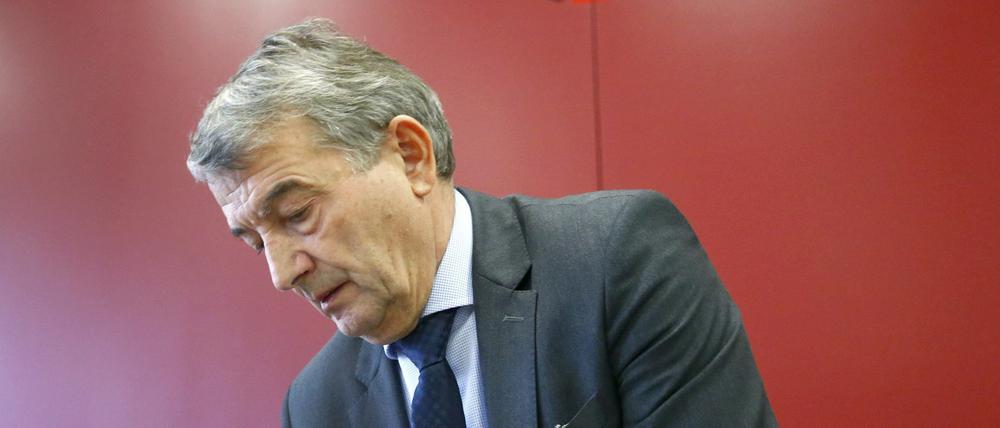 DFB-Präsident Wolfgang Niersbach begründete die Millionenzahlung am Donnerstag.