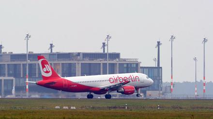 Ein Flugzeug von Air Berlin.