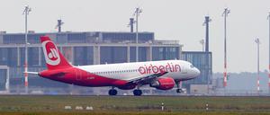 Ein Flugzeug von Air Berlin.