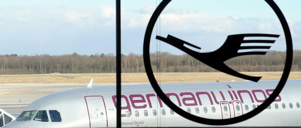 Ein Germanwings-Flugzeug musste in Berlin notlanden.