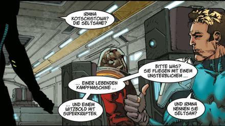 Lost in Space. Eine Seite aus dem neuen Rhodan-Comic.