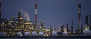 Eine Raffinerie des französischen Versorgers Total in Donges im Westen Frankreichs.