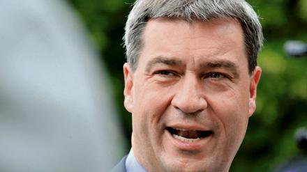 Bayerns Finanzminister Markus Söder (CSU) sieht die Regierungskoalition wegen der Flüchtlingspolitik in einer Krise. 