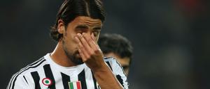Juves Sami Khedira bei seiner Auswechslung.