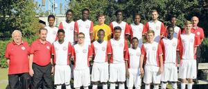 Keine Nachwuchssorgen mehr. Die A-Jugend von Sparta Lichtenberg wird von vielen afrikanischen Spielern verstärkt. 