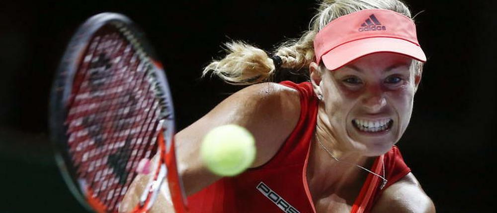 Angelique Kerber nutzte aller Einsatz nichts im Spiel gegen Lucie Safarova.