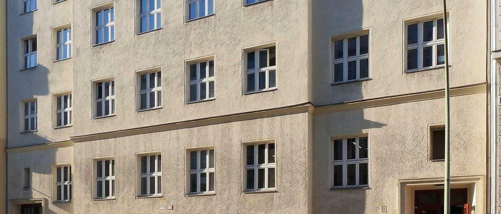 Die neue Flüchtlingsunterkunft in der Marburger Straße.