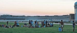 Auf dem Tempelhofer Feld kam es zu einem Unfall.