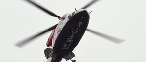 Ein Sikorsky S-76B auf dem Messegelände in Hannover. Sikorsky produziert einen Teil seiner Hubschrauber in Polen.