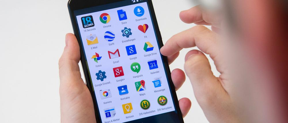 Googles Betriebssystem Android auf dem hauseigenen Smartphone Nexus 6.