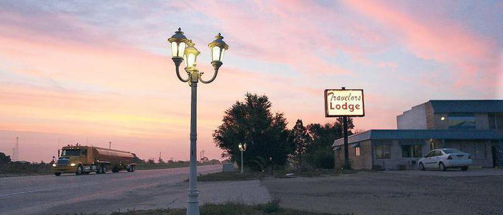 Eine Bleibe für die Nacht. Zahlreich sind die Motels und Lodges an den meist schnurgeraden Straßen. Die richtige Herberge zu finden, bleibt eine kleine Kunst.