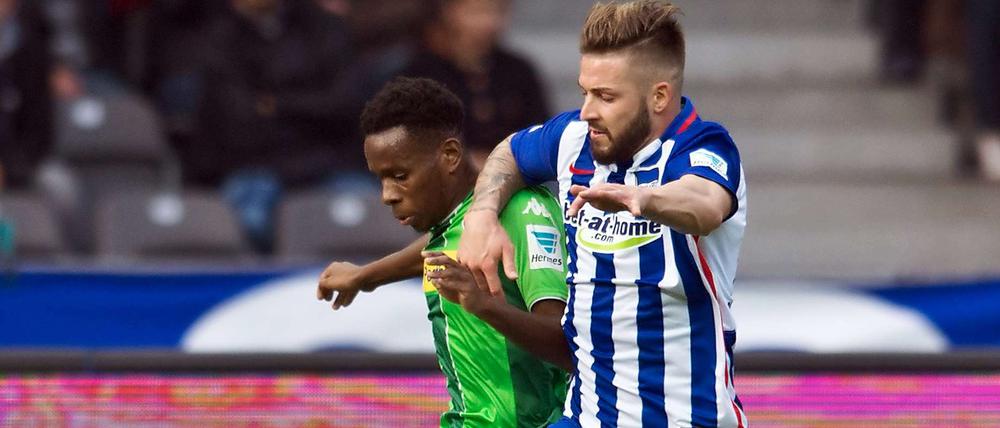 Spielender Eckpfeiler. Marvin Plattenhardt bei der Arbeit.