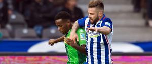 Spielender Eckpfeiler. Marvin Plattenhardt bei der Arbeit.