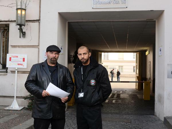 Mehmet Seferoglou sein Chef der GSO-Sicherheit, Michael Schmidt.