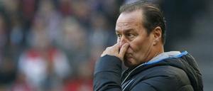 Huub Stevens durfte nicht jubeln.