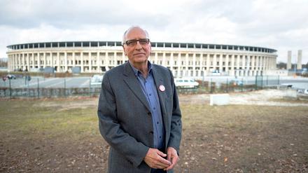 Große Kulisse. LSB-Präsident Klaus Böger.