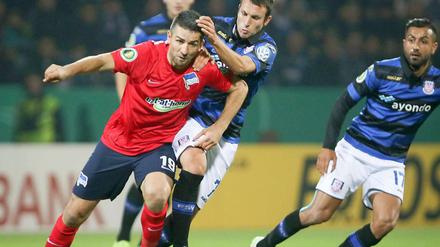 Er braucht keine Streicheleinheiten. Vedad Ibisevic muss zwei Spiele aussetzten.